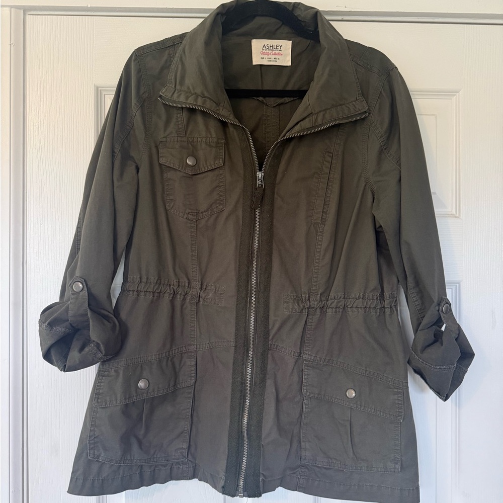 Ashley By 26 International Utility Jacket - Green